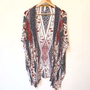 Xhilaration Lightweight Open Front Kimono Cardigan Size XS/S